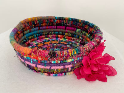 Wild Woven Basket | Unique Rope Basket | Eclectic Decor | Eclectic Decor | Fiber Art Decor